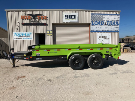 New 2026 Load Trail DT 14' x 83" Tandem Axle (8" x 13lb I-Beam) Dump Trailer