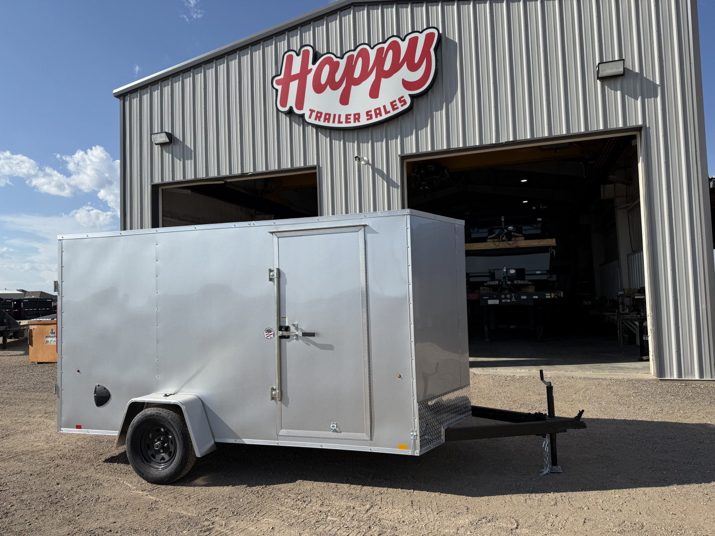 New 2026 Compass 6'x12' Enclosed Cargo Trailer - Indigo DLX