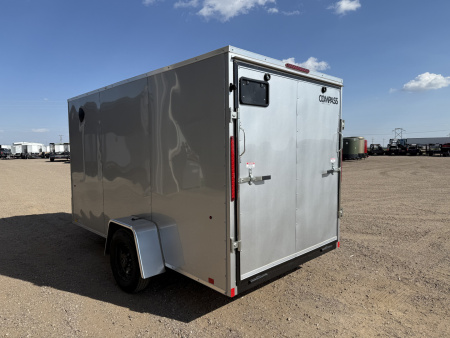 New 2026 Compass 6'x12' Enclosed Cargo Trailer - Indigo DLX