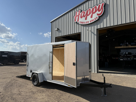 New 2026 Compass 6'x12' Enclosed Cargo Trailer - Indigo DLX