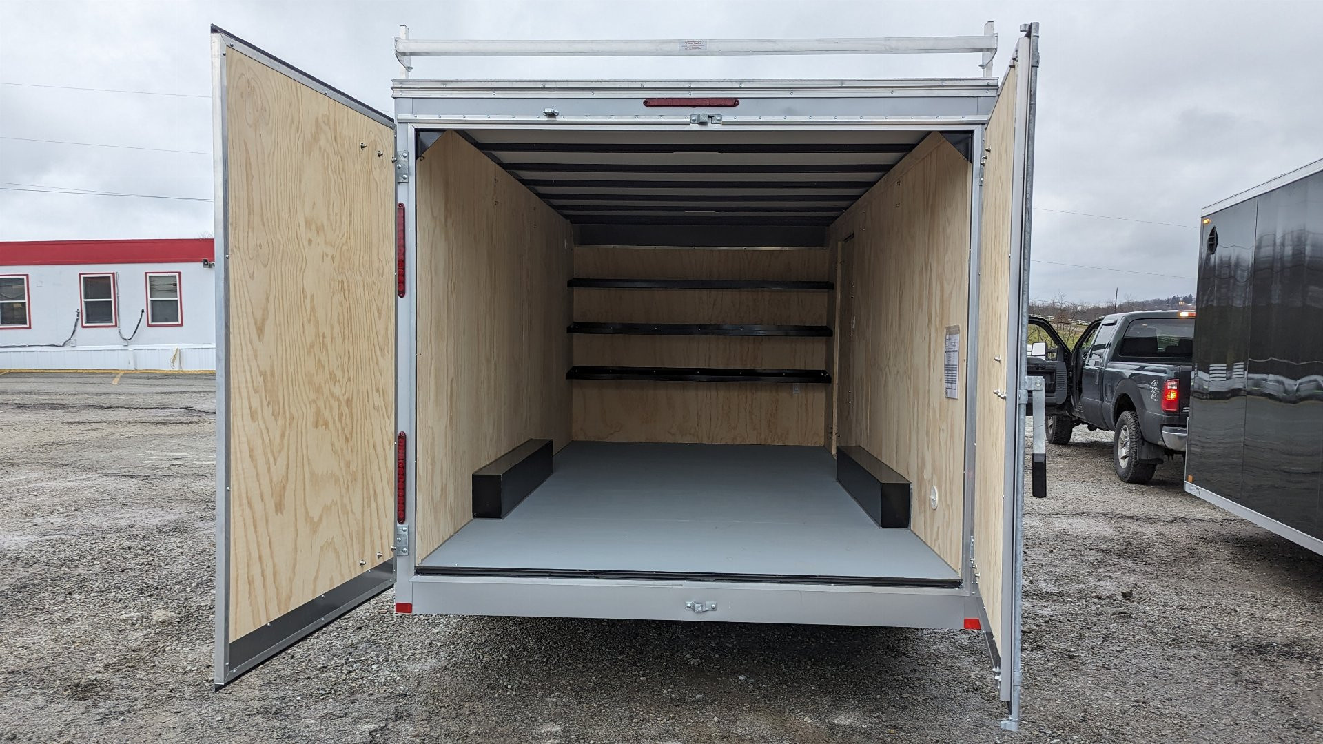 New 2026 Car Mate 8x20 HD Contractor Cargo Trailer w/ Barn Doors (6" Add'l Height!)