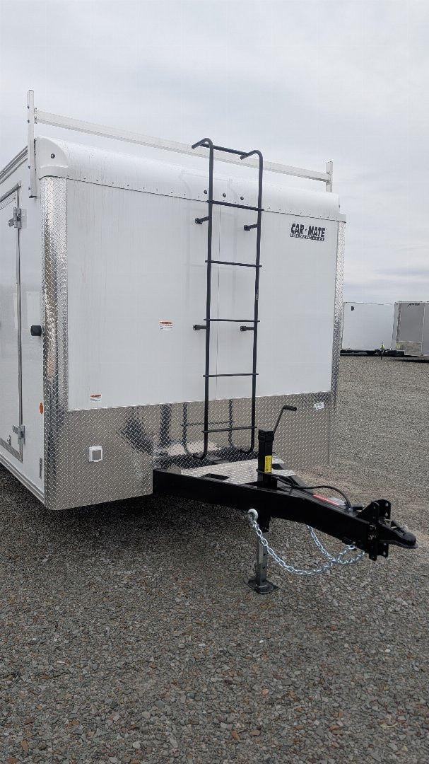 New 2026 Car Mate 8x20 HD Contractor Cargo Trailer w/ Barn Doors (6" Add'l Height!)