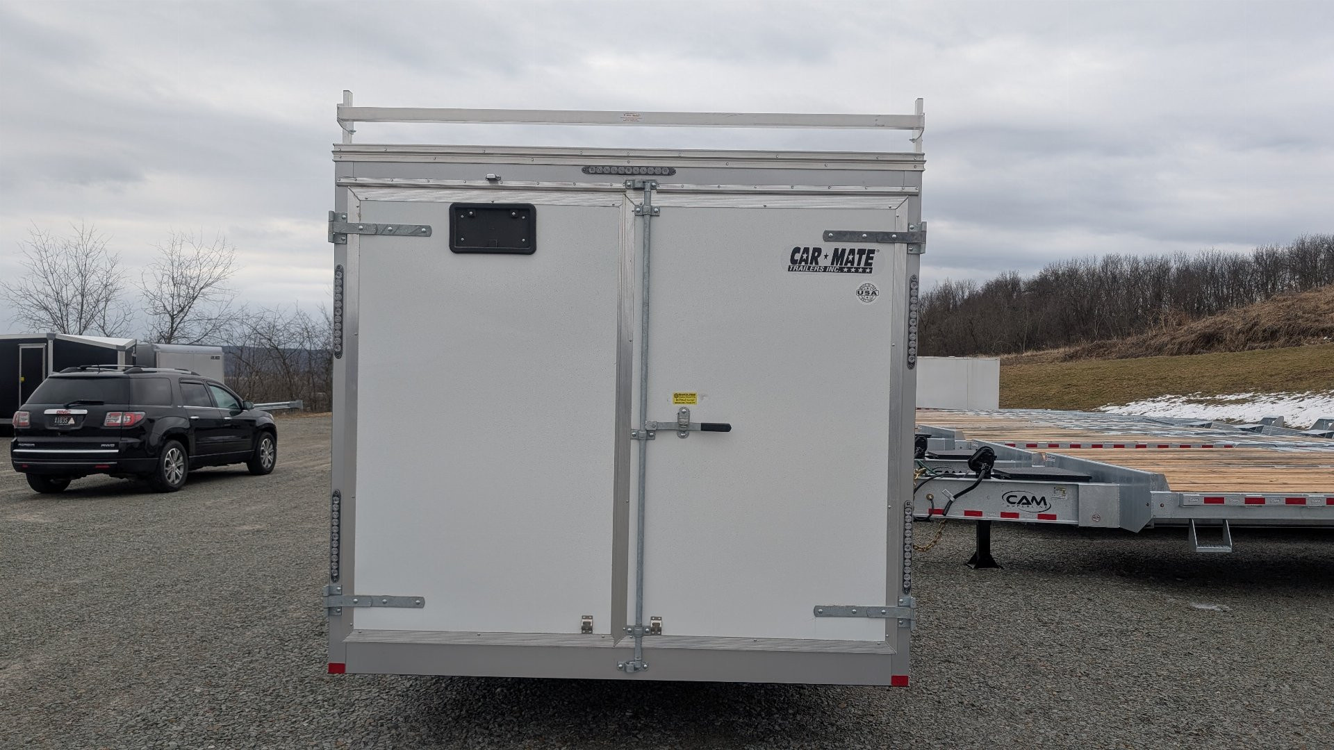New 2026 Car Mate 8x20 HD Contractor Cargo Trailer w/ Barn Doors (6" Add'l Height!)