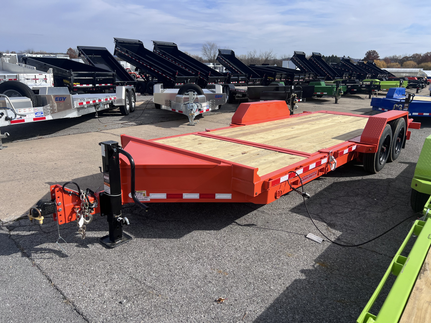 New 2026 Midsota 7X16+4 17.6K TILT Equipment Trailer