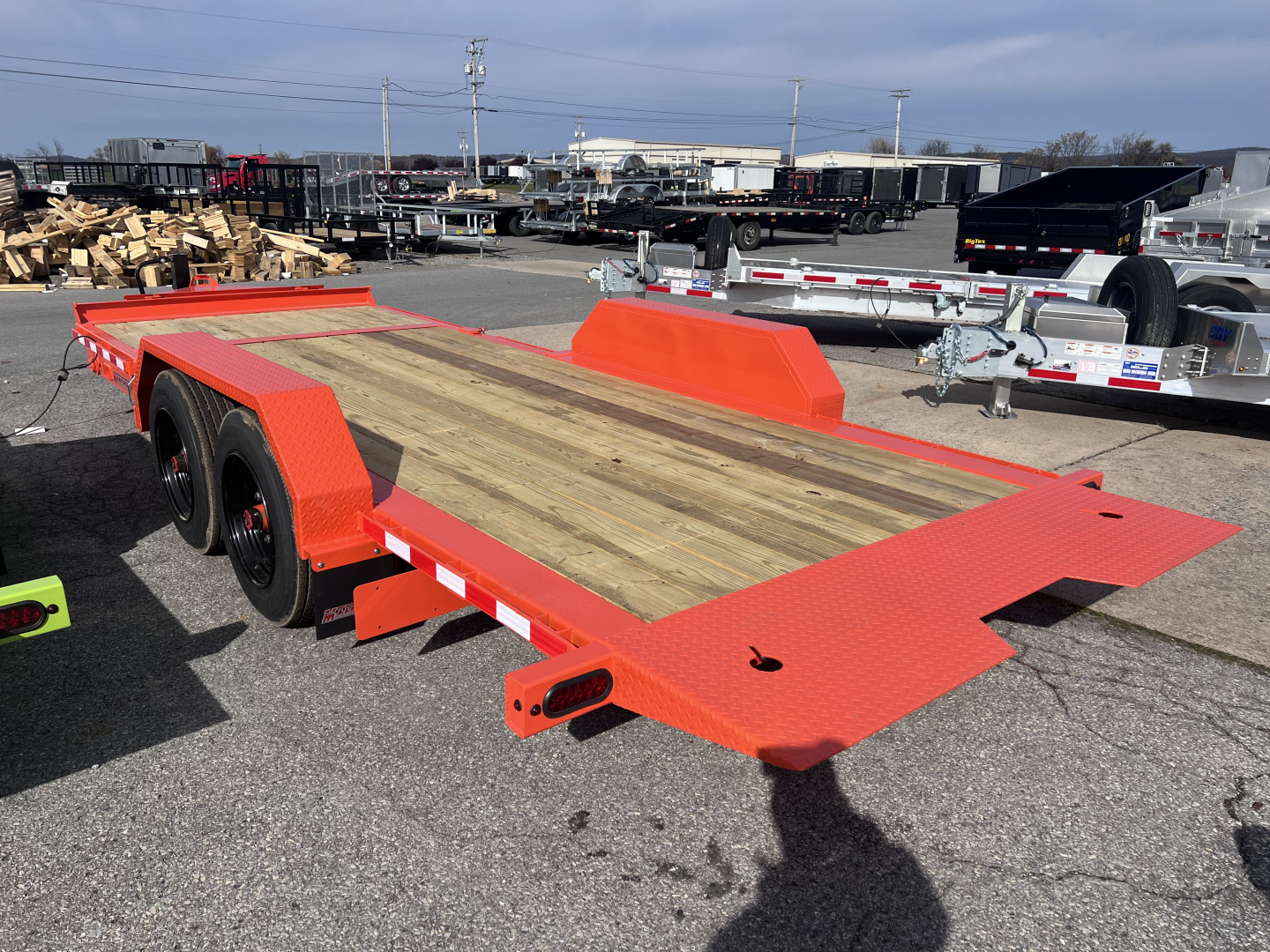 New 2026 Midsota 7X16+4 17.6K TILT Equipment Trailer