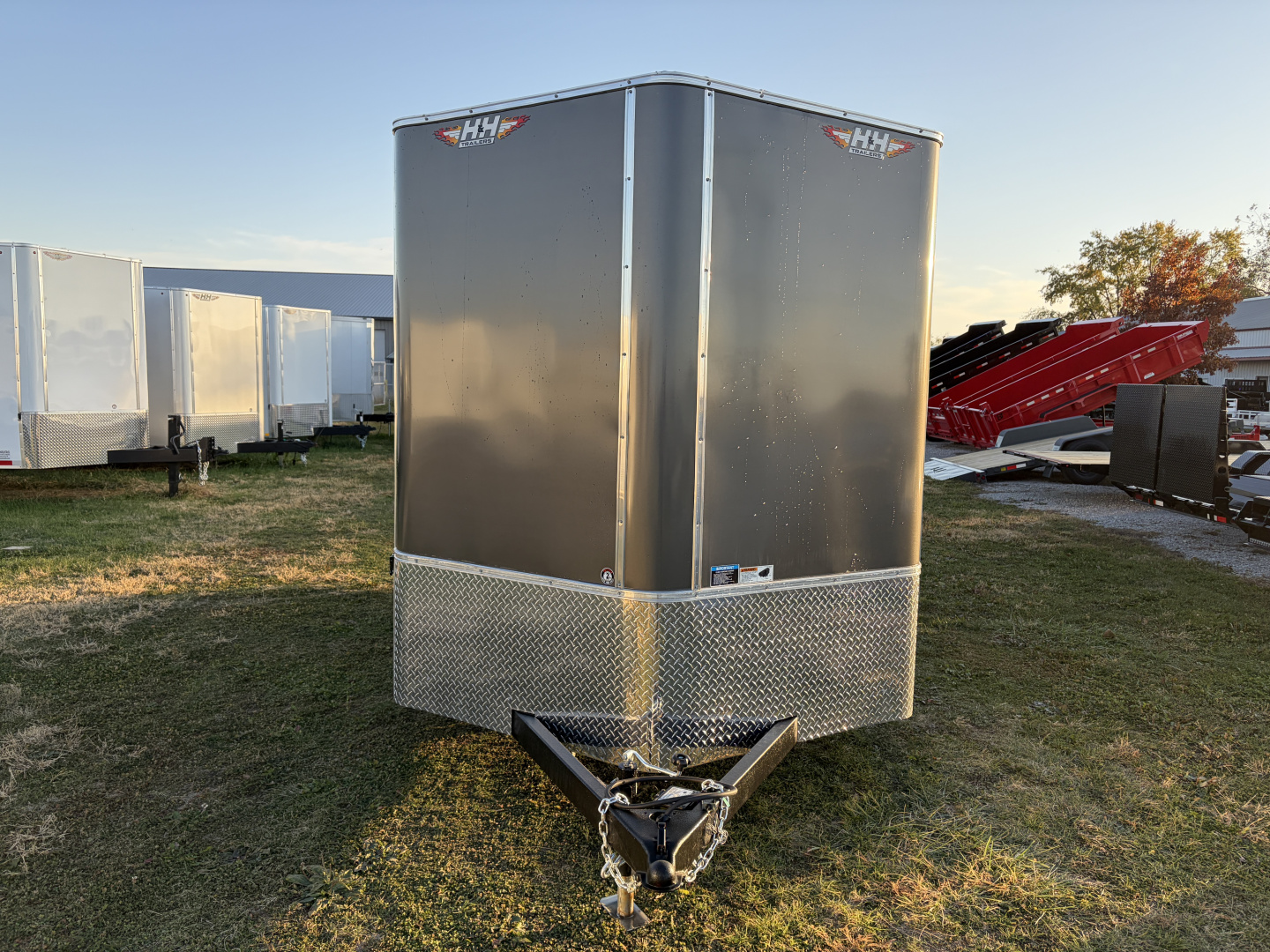 New 2025 H&H Trailers 7x14 HH Series Flat Top V-Nose