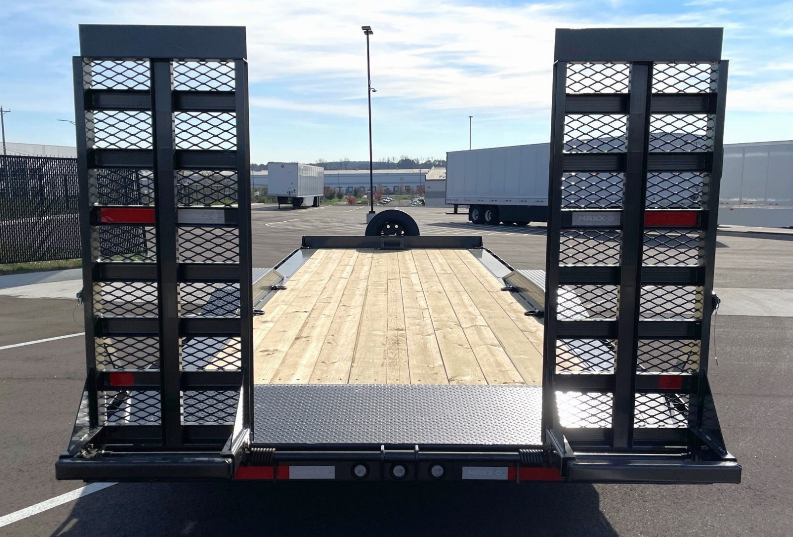 New MAXX- D H8B 102"x 24' Buggy Hauler / Equipment Trailer 17500 (GVWR)-Drive Over Fenders, Spare