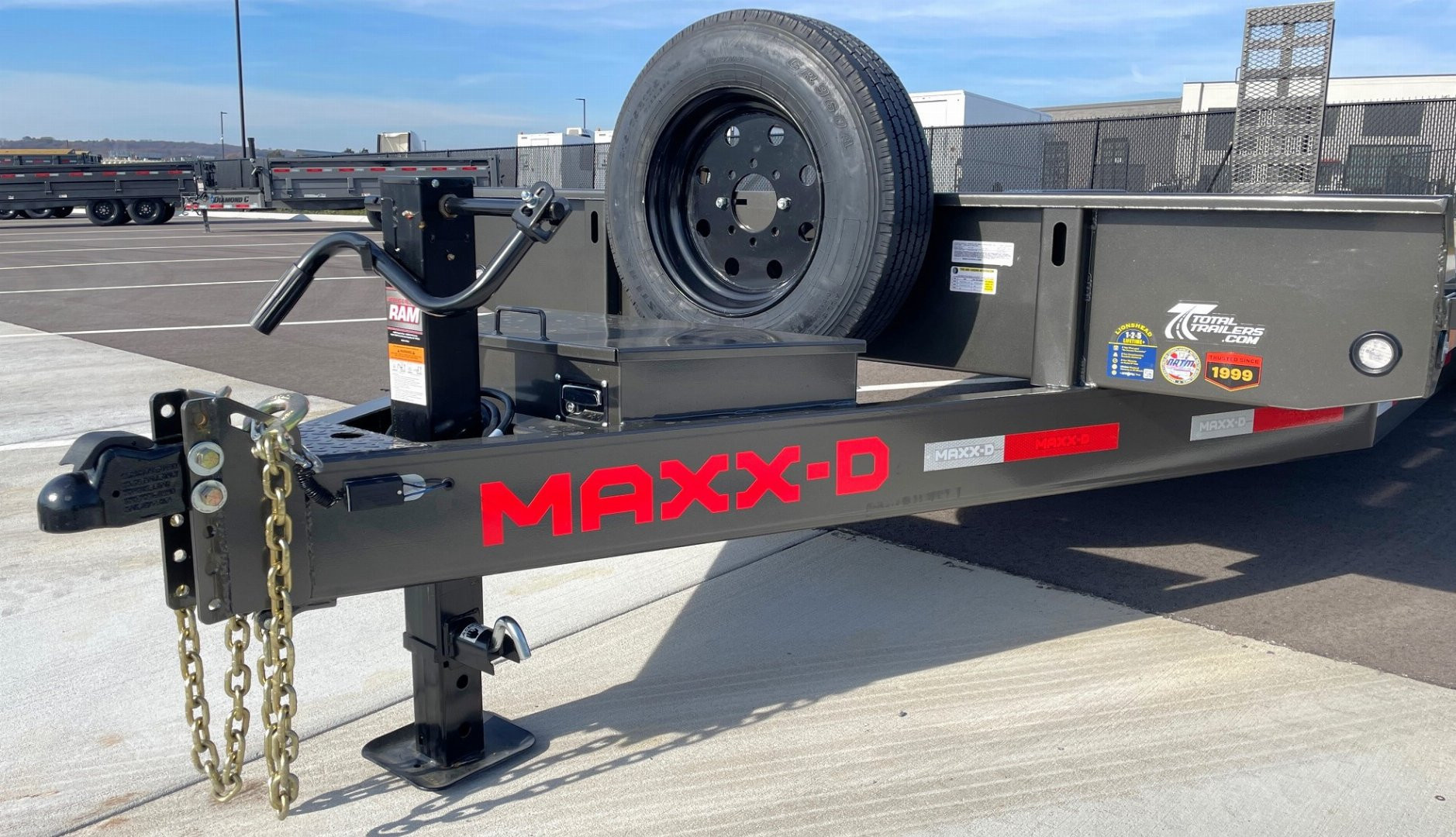 New MAXX- D H8B 102"x 24' Buggy Hauler / Equipment Trailer 17500 (GVWR)-Drive Over Fenders, Spare