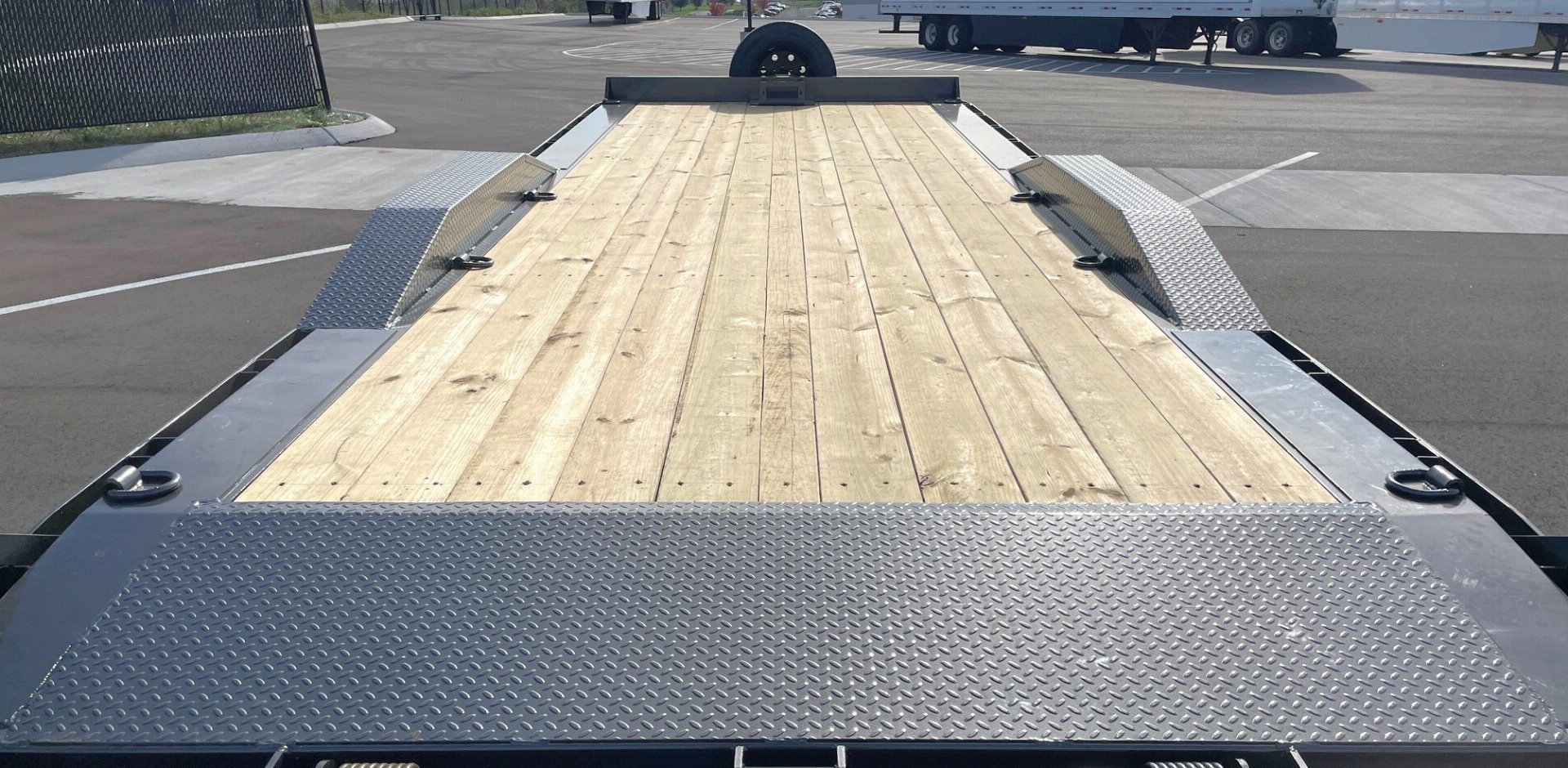 New MAXX- D H8B 102"x 24' Buggy Hauler / Equipment Trailer 17500 (GVWR)-Drive Over Fenders, Spare