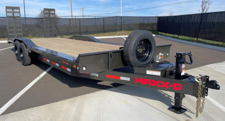 New MAXX- D H8B 102"x 24' Buggy Hauler / Equipment Trailer 17500 (GVWR)-Drive Over Fenders, Spare