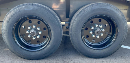 New MAXX- D H8B 102"x 24' Buggy Hauler / Equipment Trailer 17500 (GVWR)-Drive Over Fenders, Spare