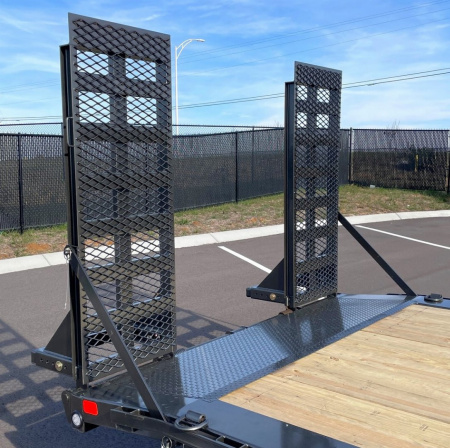 New MAXX- D H8B 102"x 24' Buggy Hauler / Equipment Trailer 17500 (GVWR)-Drive Over Fenders, Spare