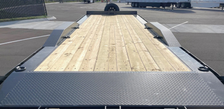 New MAXX- D H8B 102"x 24' Buggy Hauler / Equipment Trailer 17500 (GVWR)-Drive Over Fenders, Spare