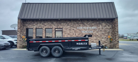 New 2026 Moritz International 6'10 x14' Dump Trailer