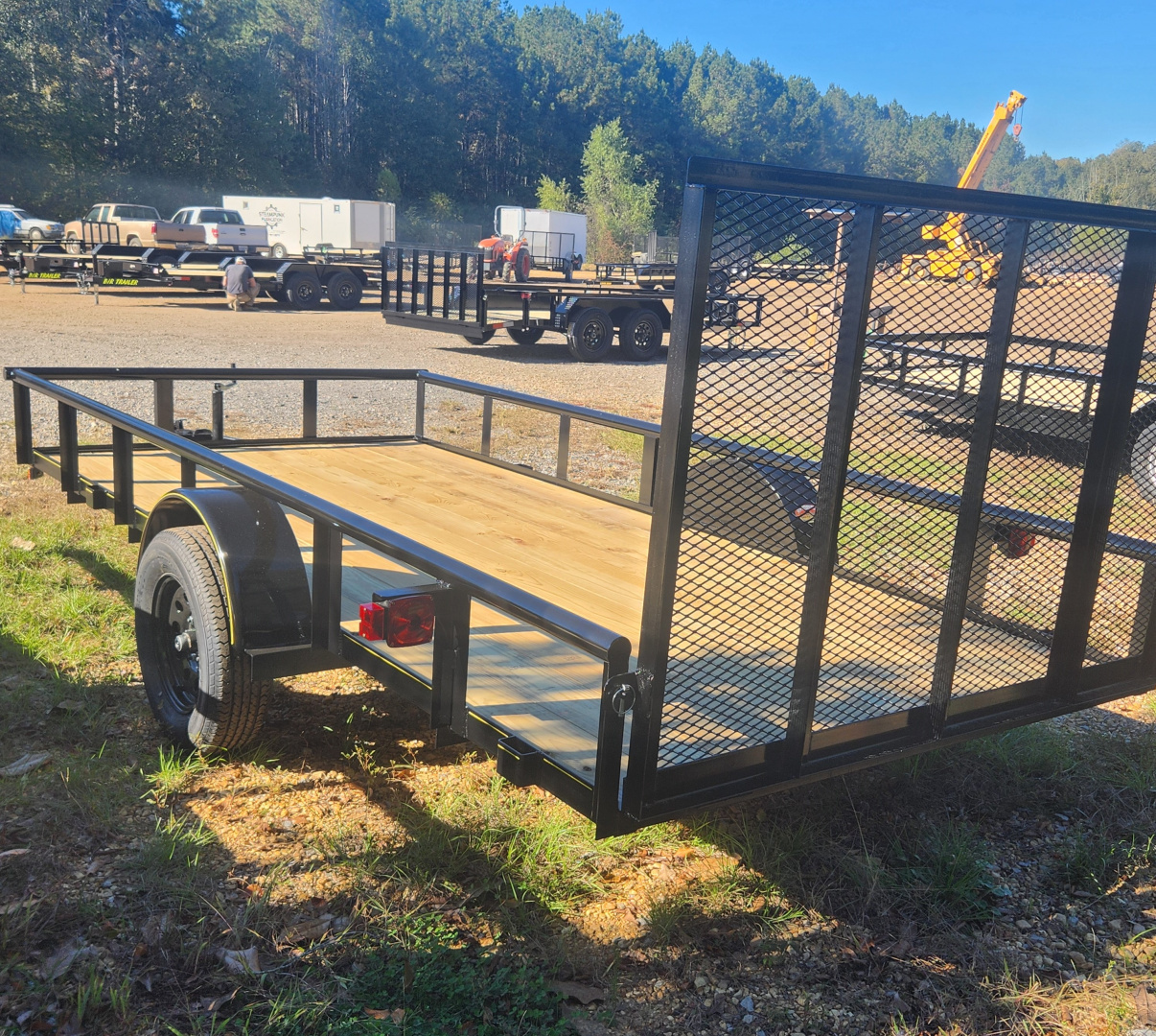 New 2025 Long Run Trailers 6'4"x14', Pipetop, 4' Gate Utility Trailer