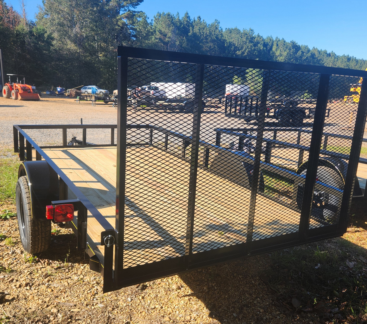 New 2025 Long Run Trailers 6'4"x12' 4' gate Utility Trailer