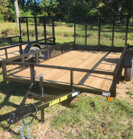 New 2025 Long Run Trailers 6'4"x12' 4' gate Utility Trailer