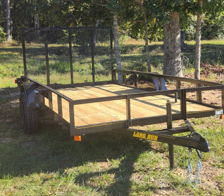 New 2025 Long Run Trailers 6'4'x12' 4' gate Utility Trailer