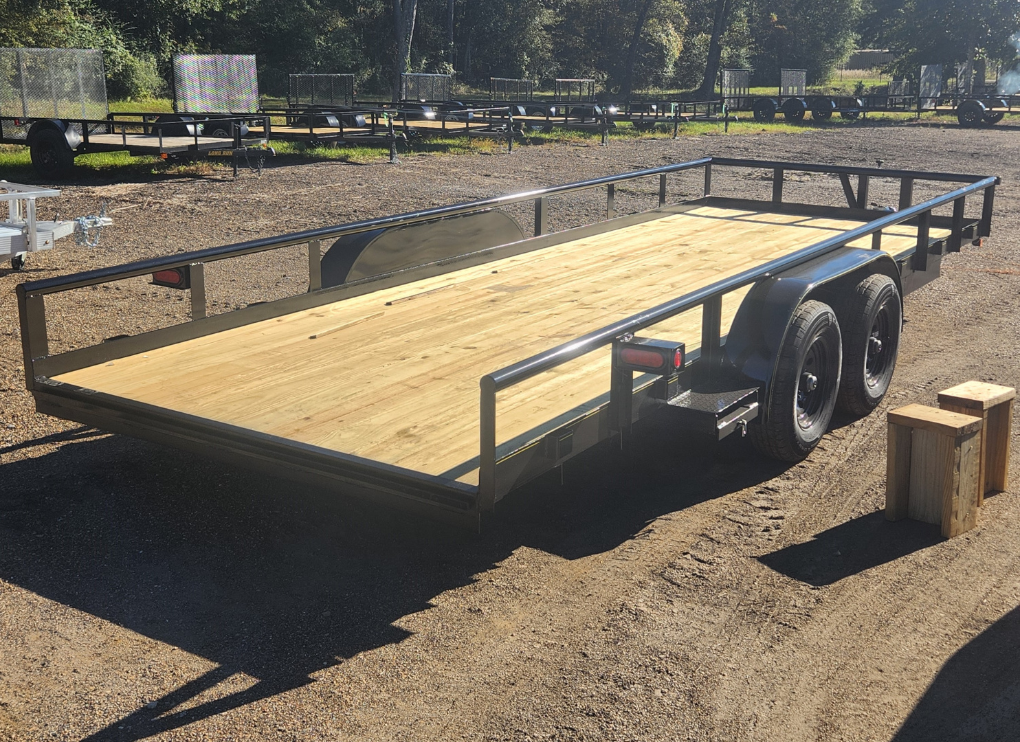 New 2025 Long Run Trailers 82"x20' 10k,Pipe, 4' Gate Utility Trailer