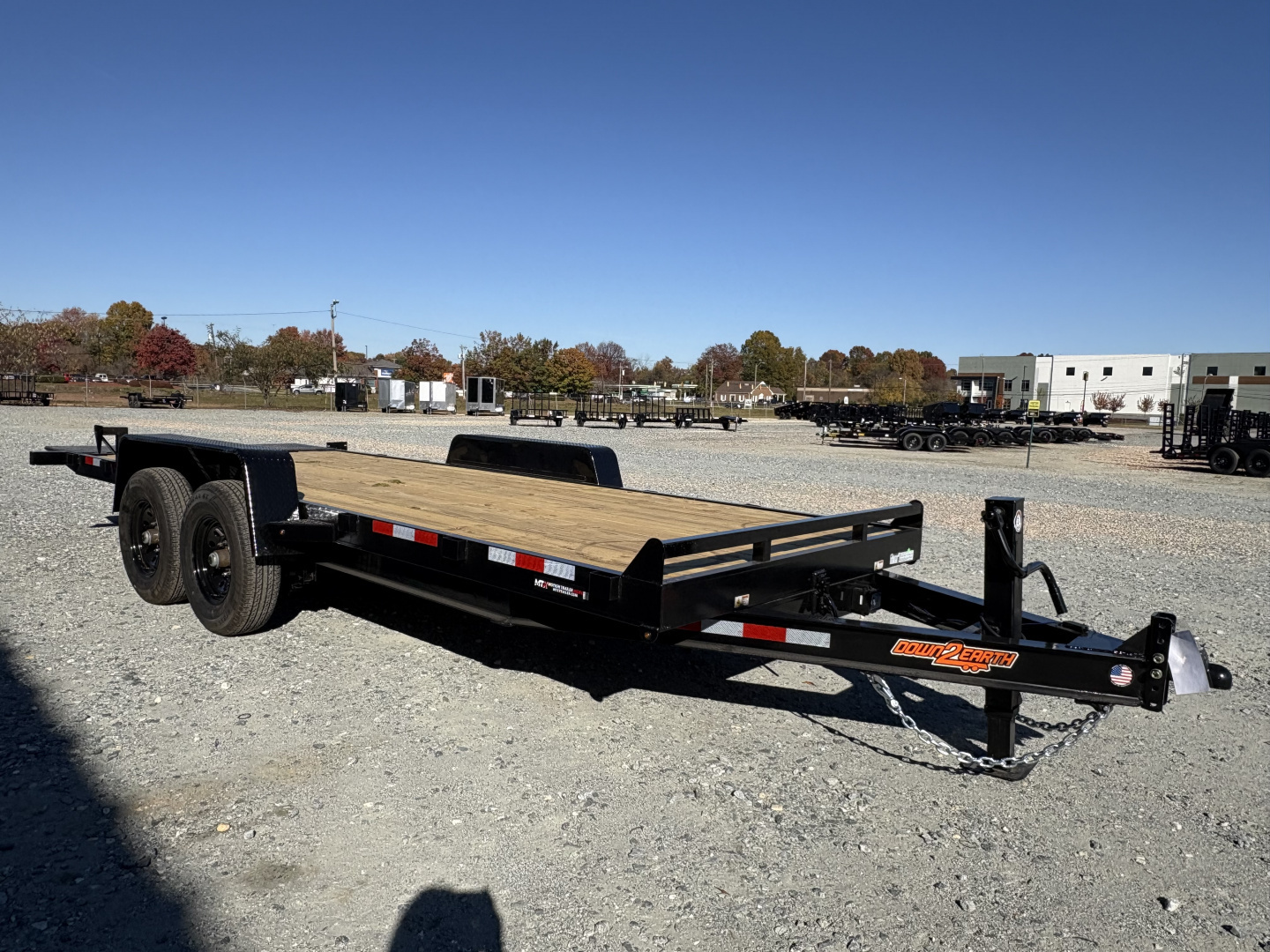 New 2025 Down 2 Earth Trailers 20ft 14K Tilt w/ Wood Deck Tilt Trailer