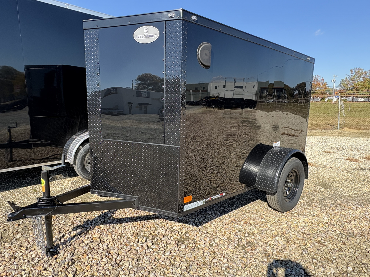 New 2026 NationCraft Trailers 5x8Trailer Cargo / Enclosed Trailer w/ Ramp Door & Blackout Package *Take an additional $100 off*