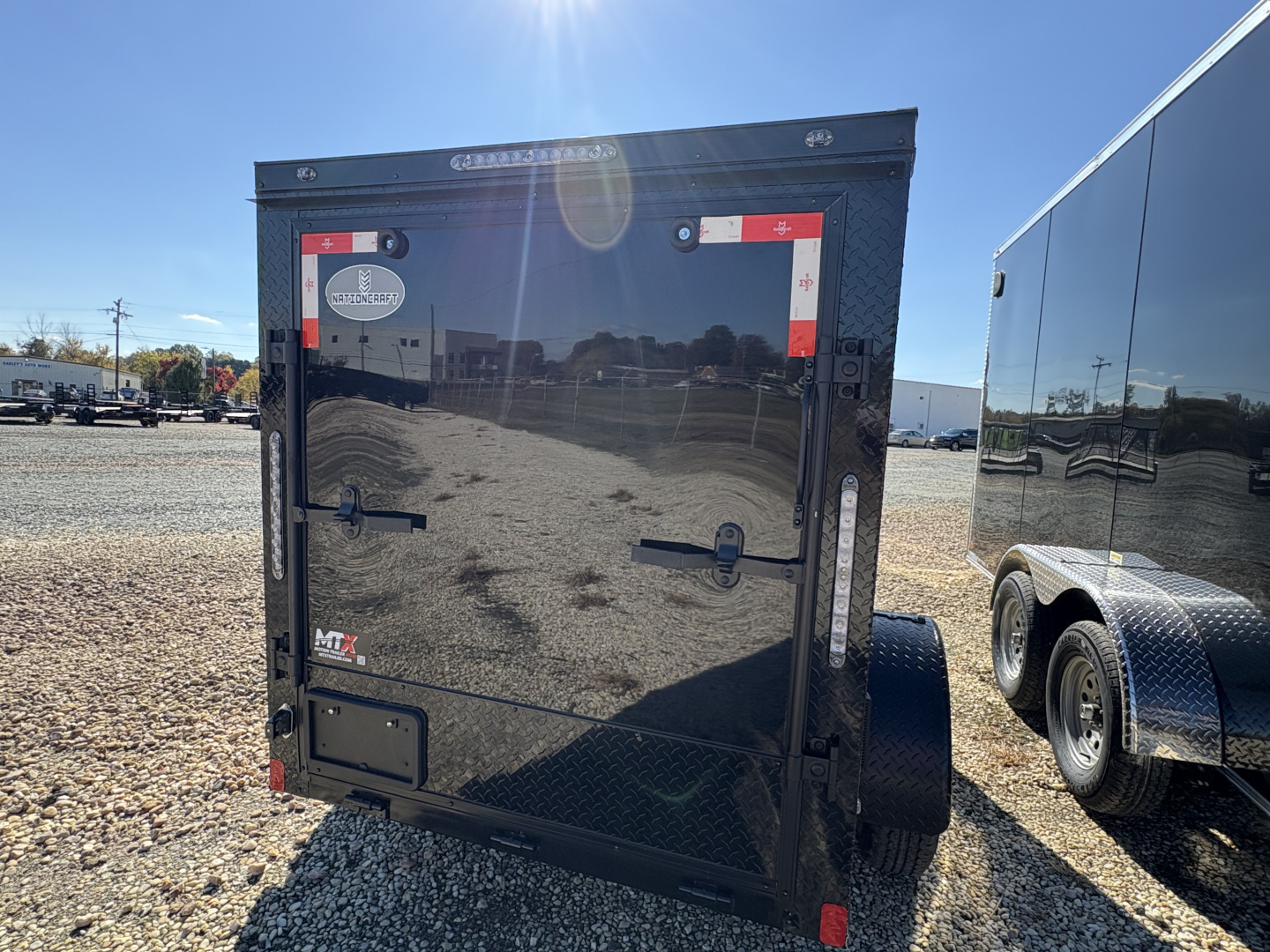 New 2026 NationCraft Trailers 5x8Trailer Cargo / Enclosed Trailer w/ Ramp Door & Blackout Package *Take an additional $100 off*