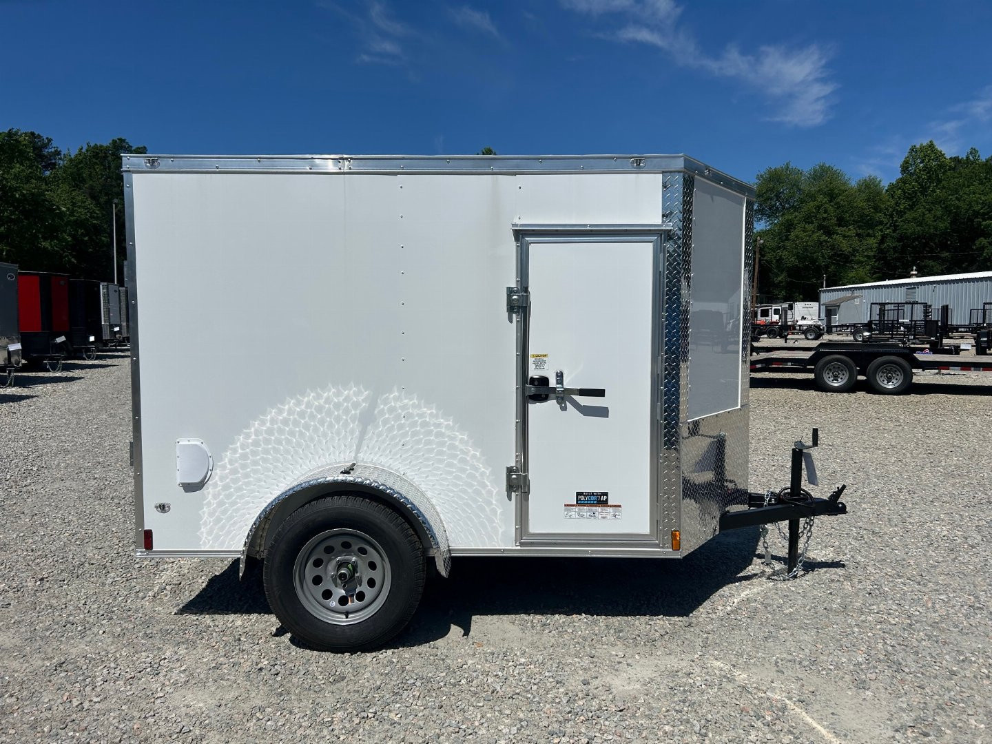 New 2026 Anvil 5X8 w/ Ramp, Extra Height, & Side Door Cargo / Enclosed Trailer