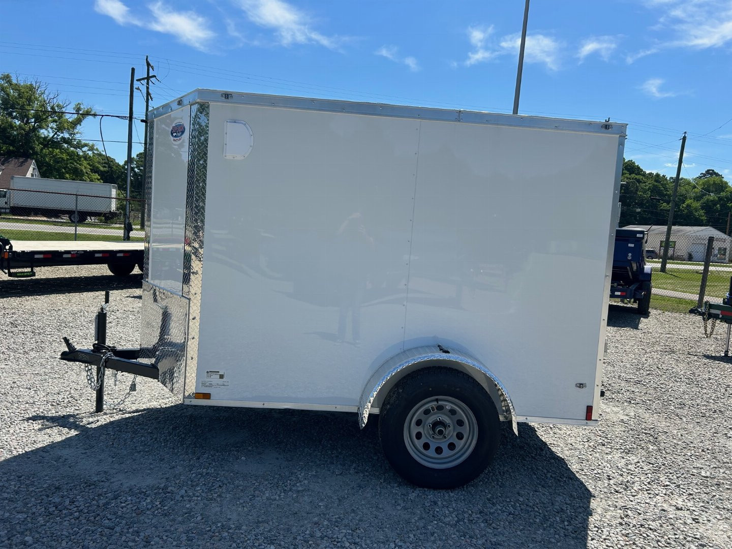 New 2026 Anvil 5X8 w/ Ramp, Extra Height, & Side Door Cargo / Enclosed Trailer