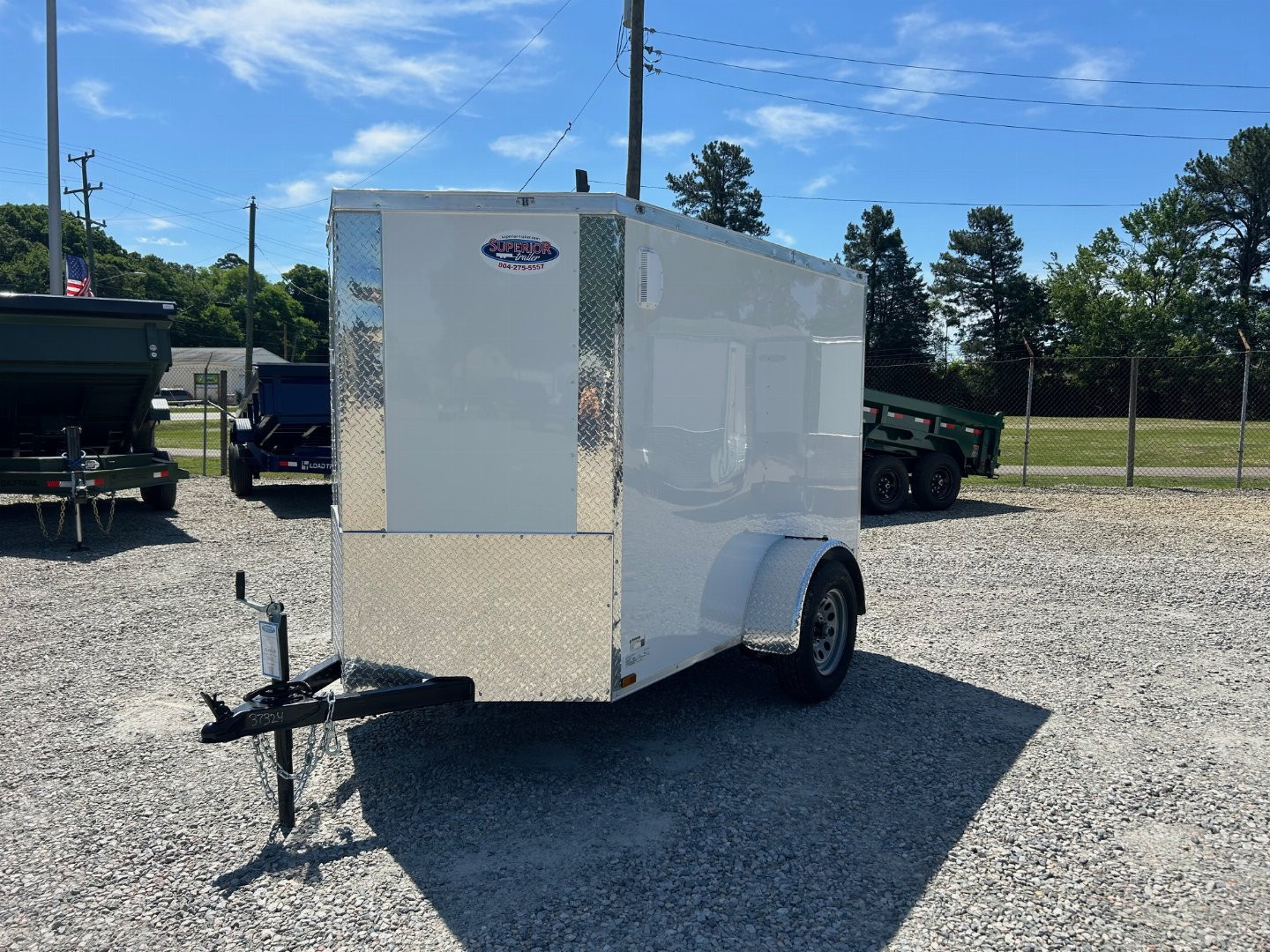 New 2026 Anvil 5X8 w/ Ramp, Extra Height, & Side Door Cargo / Enclosed Trailer
