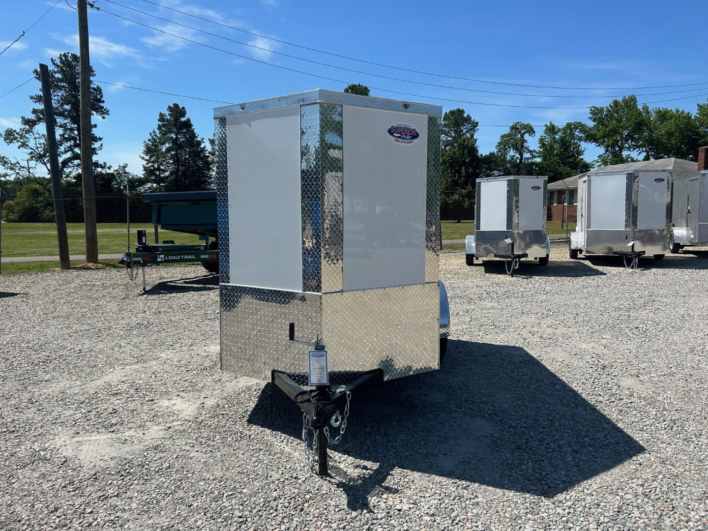 New 2026 Anvil 5X8 w/ Ramp, Extra Height, & Side Door Cargo / Enclosed Trailer