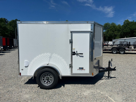 New 2026 Anvil 5X8 w/ Ramp, Extra Height, & Side Door Cargo / Enclosed Trailer