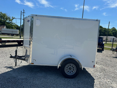 New 2026 Anvil 5X8 w/ Ramp, Extra Height, & Side Door Cargo / Enclosed Trailer