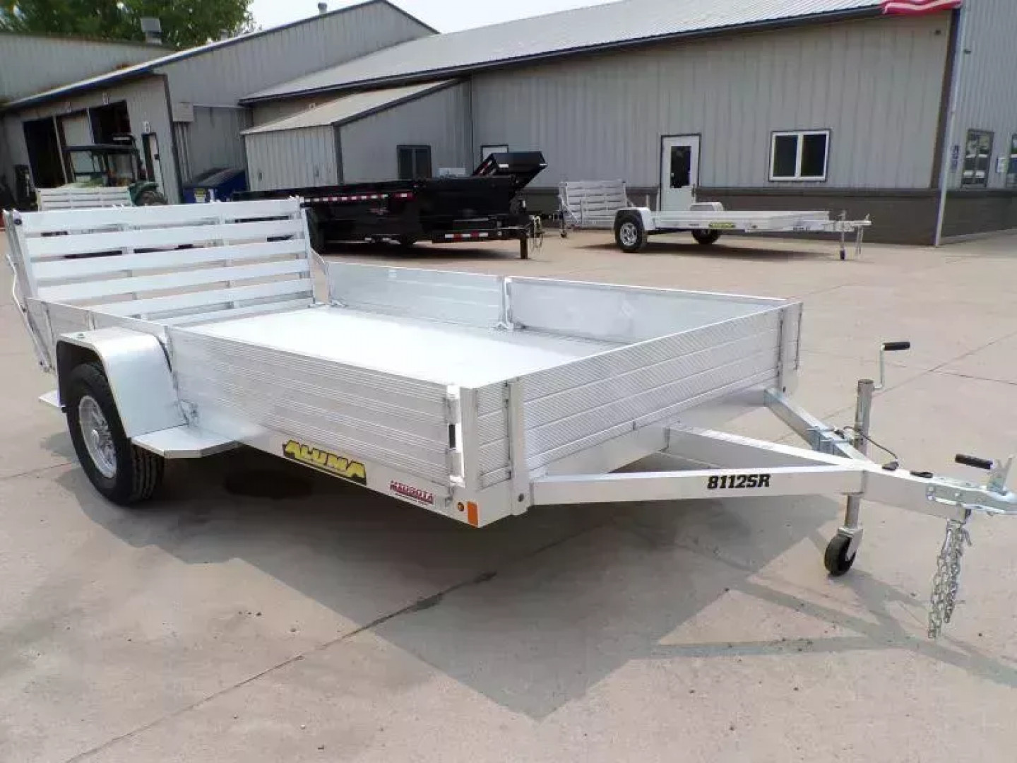 New 2026 Aluma 8112S-R-BT-SR Utility Trailer - 146