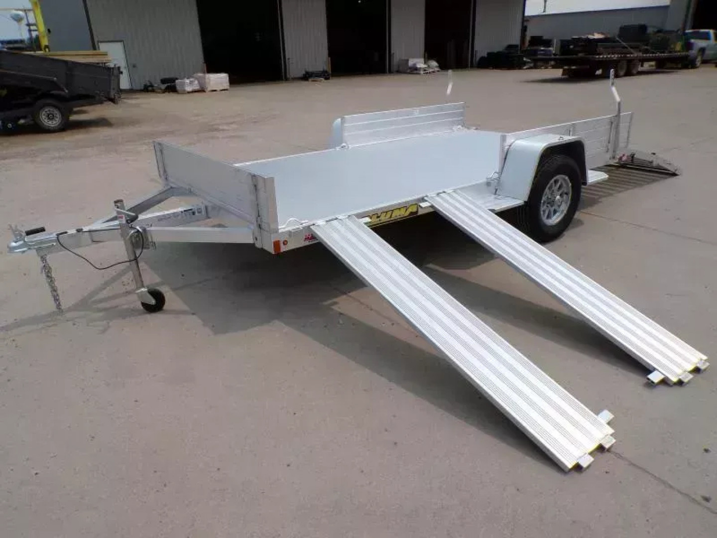 New 2026 Aluma 8112S-R-BT-SR Utility Trailer - 146