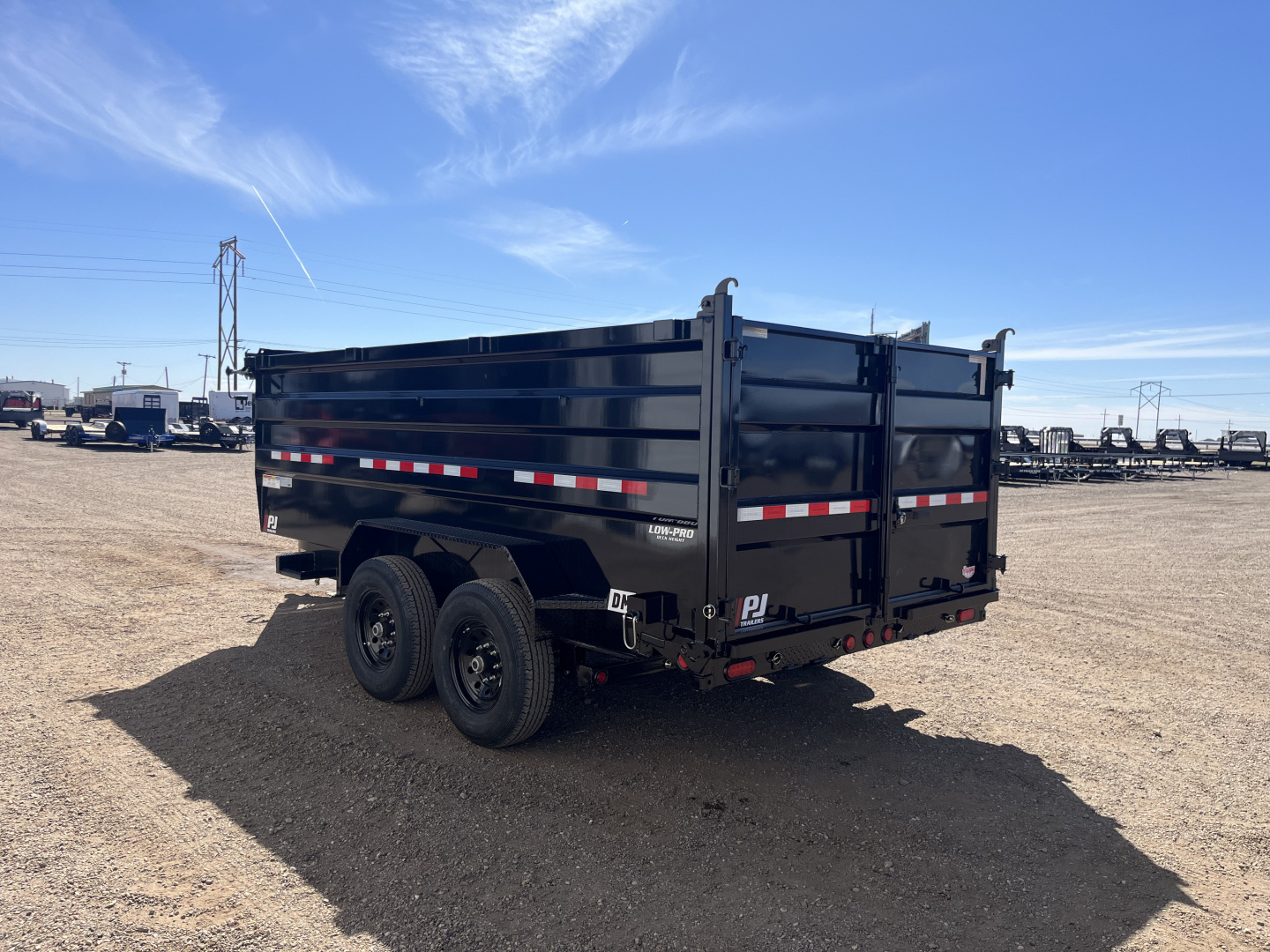 New 2026 PJ 83"x14' BP Tandem Axle Low Pro High Side Dump w/ 48" Sides – DM