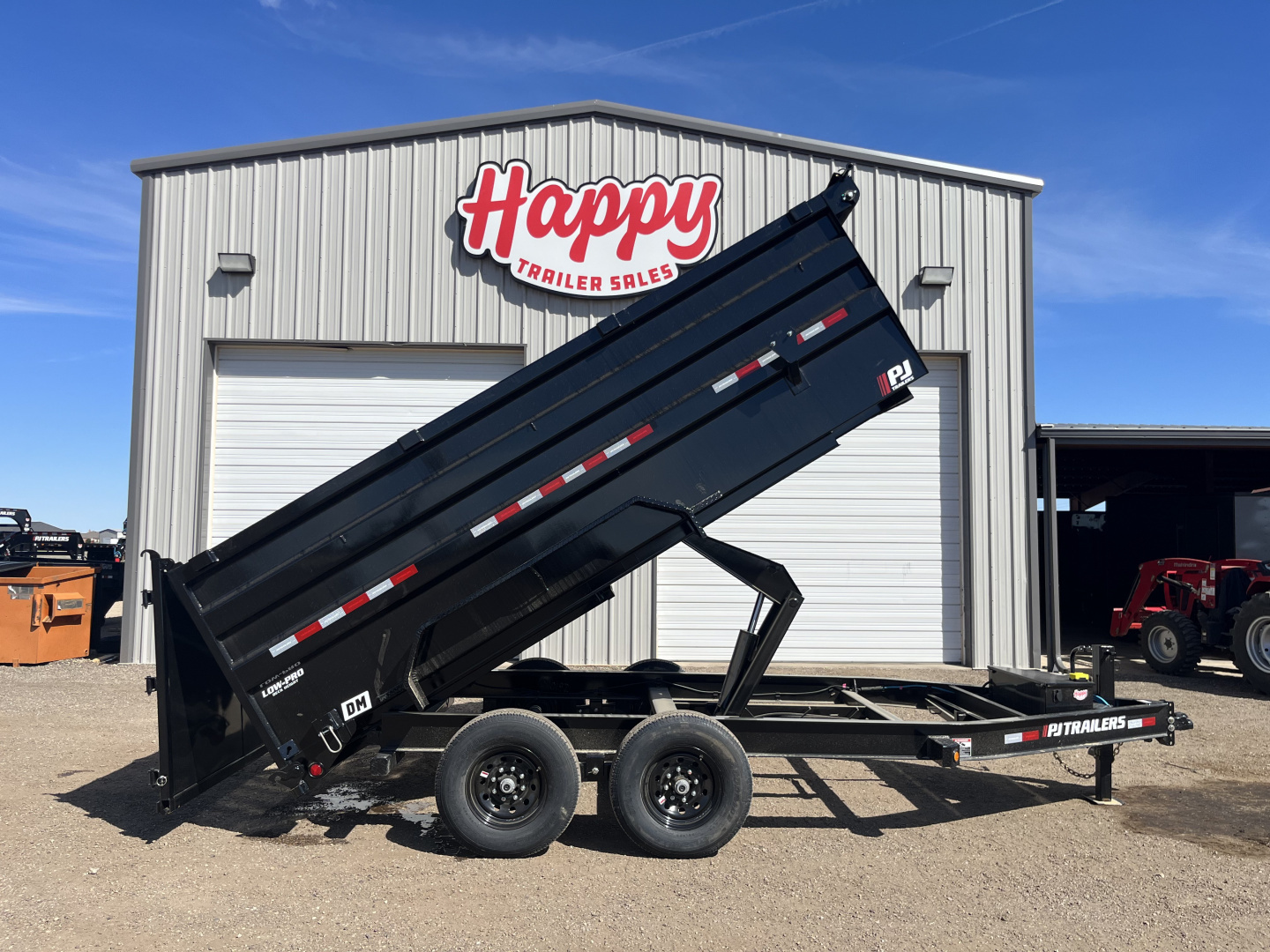 New 2026 PJ 83"x14' BP Tandem Axle Low Pro High Side Dump w/ 48" Sides – DM