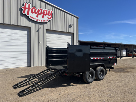 New 2026 PJ 83"x14' BP Tandem Axle Low Pro High Side Dump w/ 48" Sides – DM