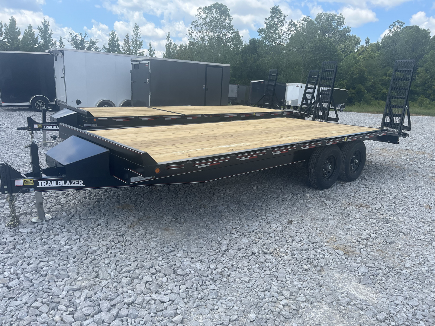 New 2026 Trailblazer 102X20 DECKOVER 14K W/STAND UP RAMPS