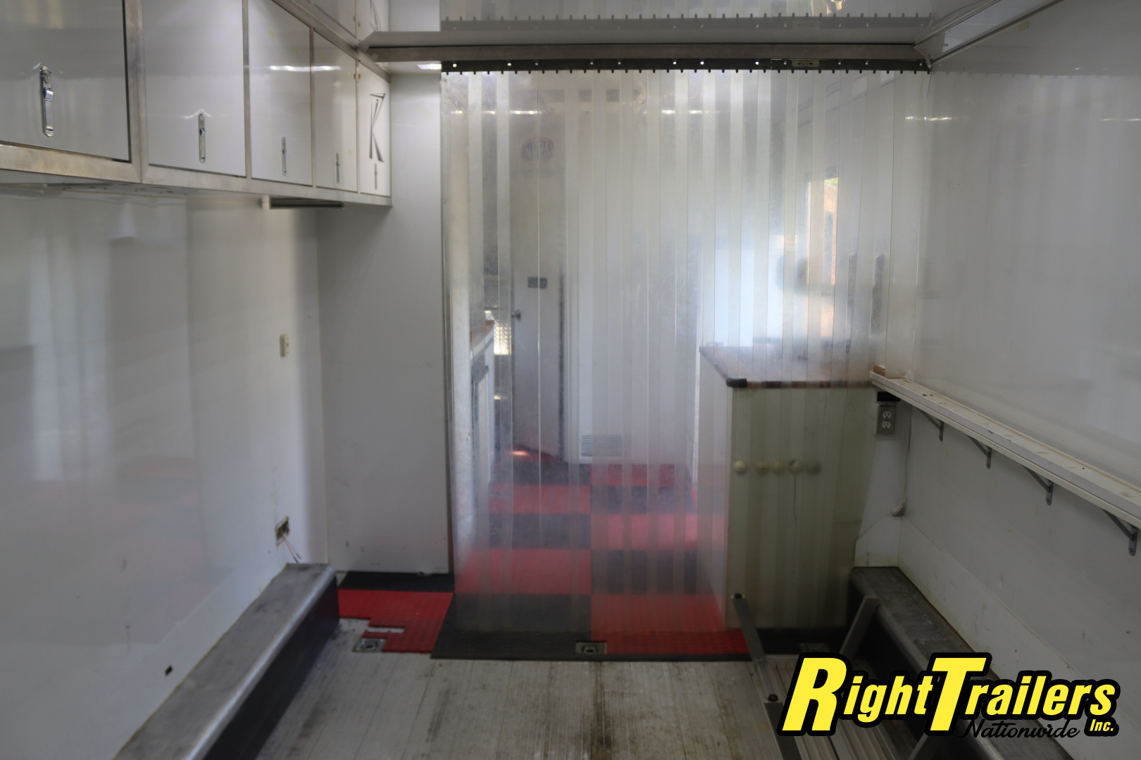 Used 2014 8.5X34 inTech GOOSENECK RACE TRAILER