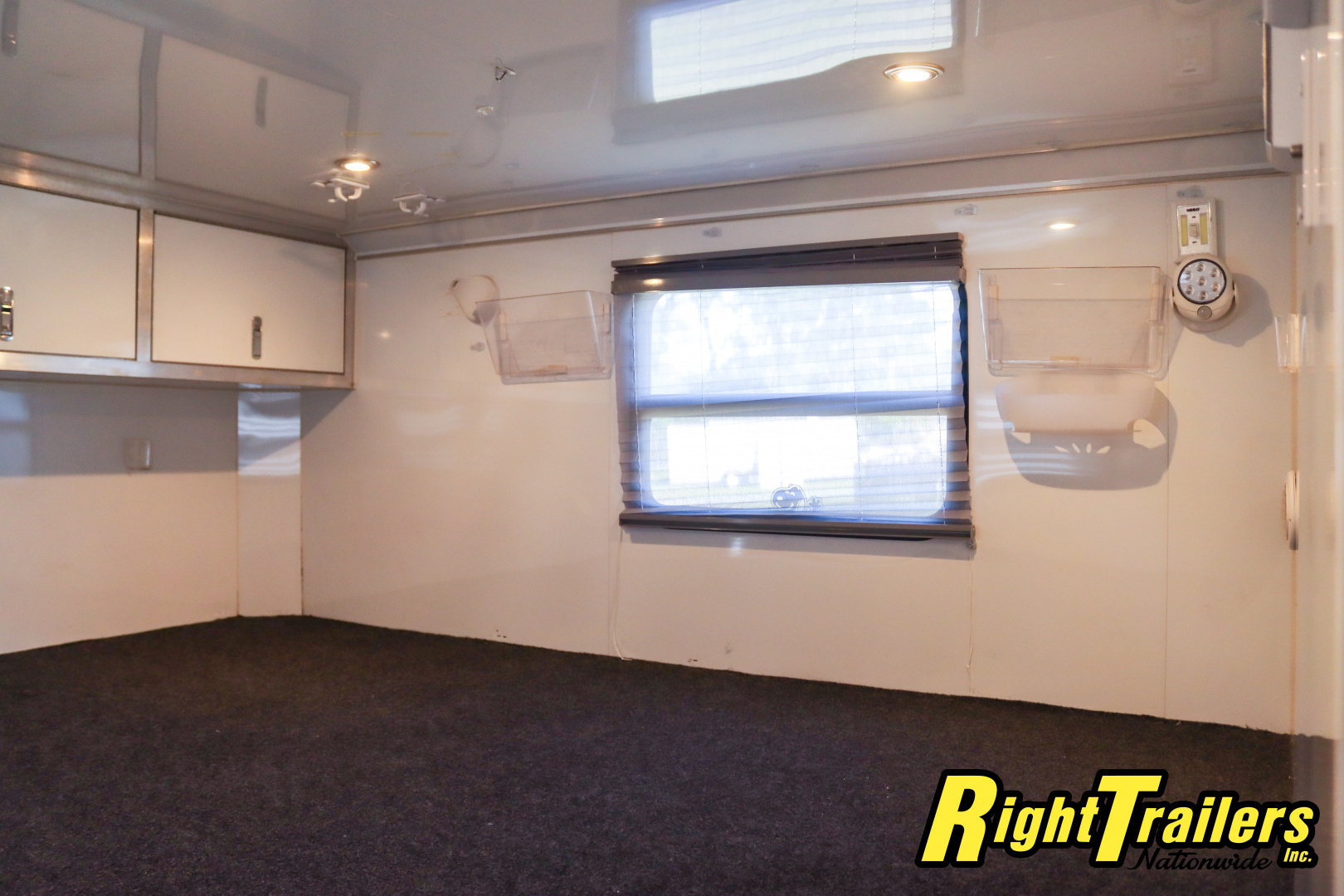 Used 2014 8.5X34 inTech GOOSENECK RACE TRAILER