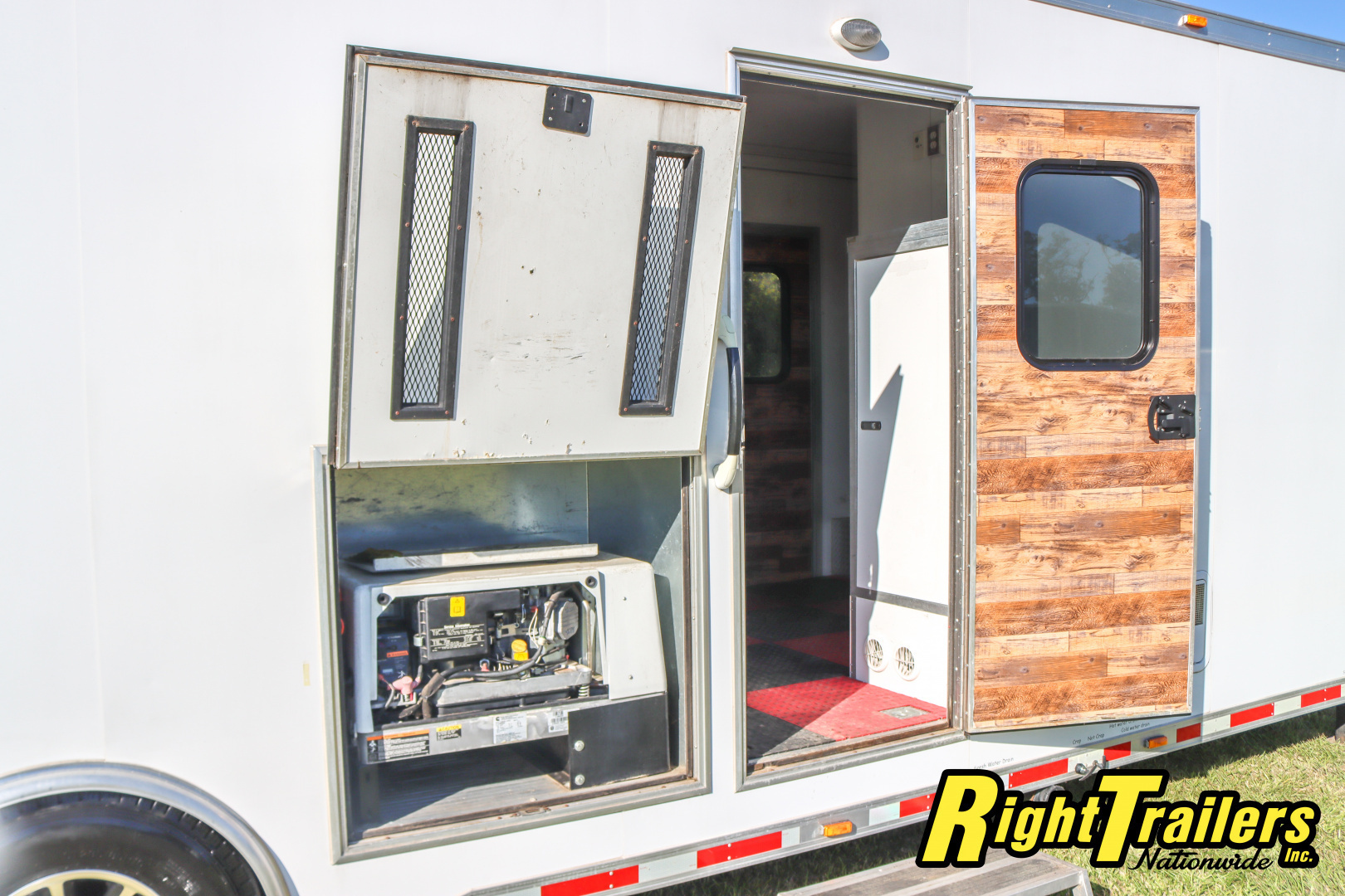 Used 2014 8.5X34 inTech GOOSENECK RACE TRAILER