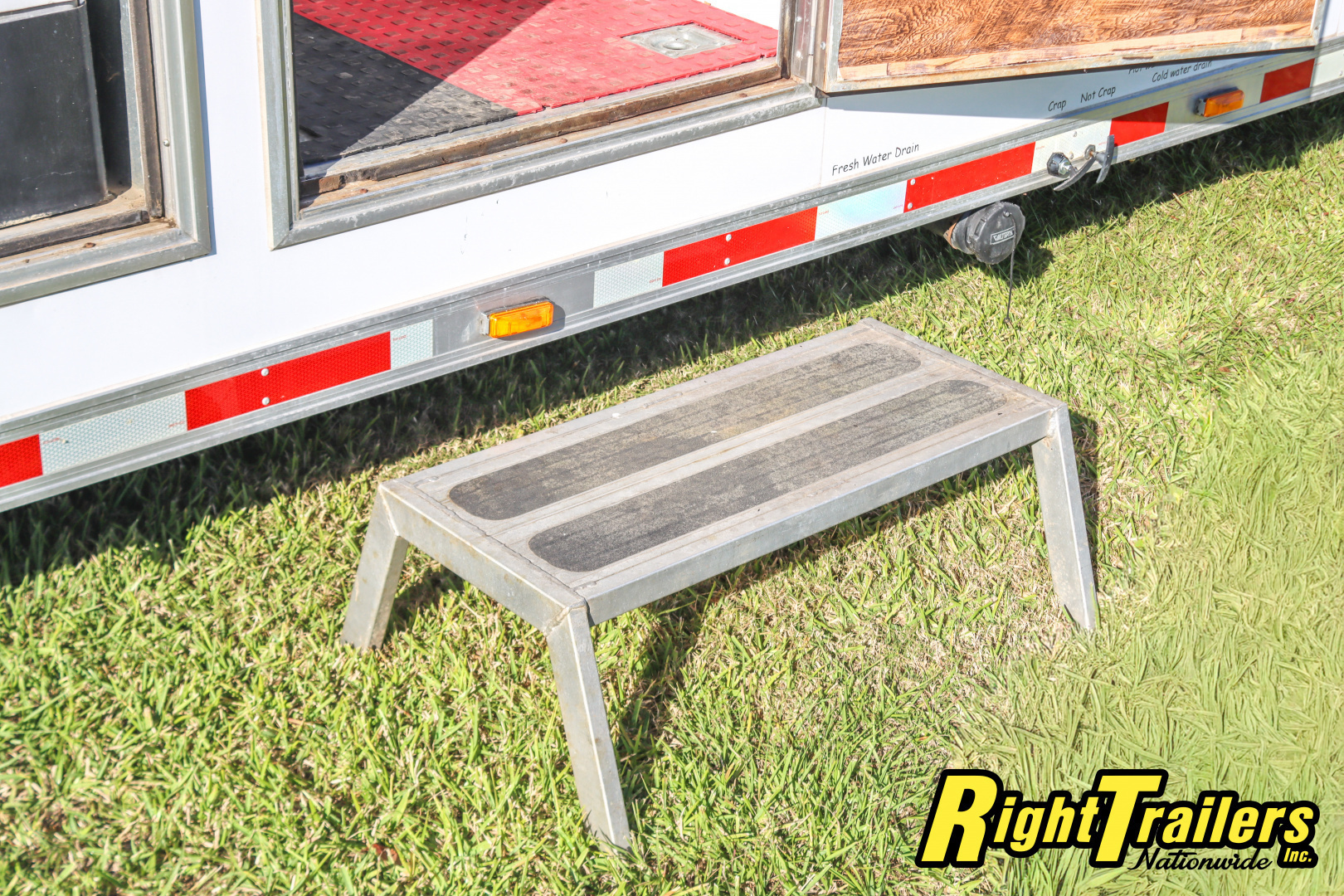 Used 2014 8.5X34 inTech GOOSENECK RACE TRAILER