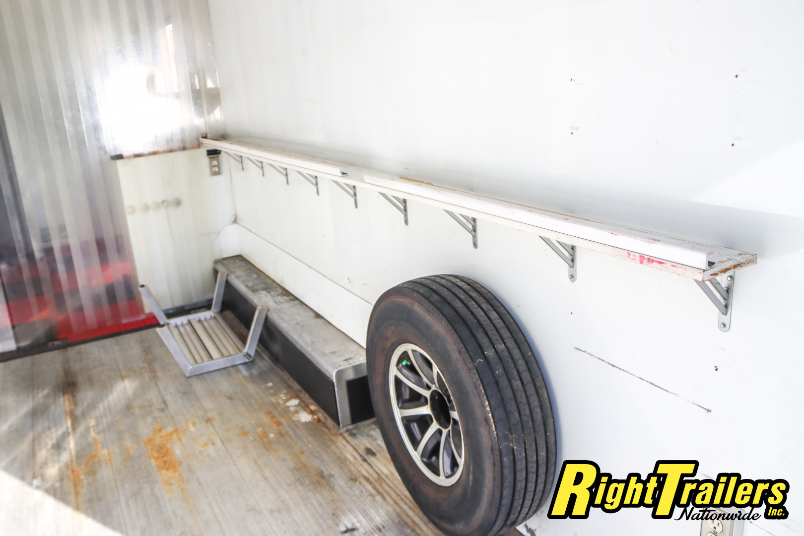 Used 2014 8.5X34 inTech GOOSENECK RACE TRAILER