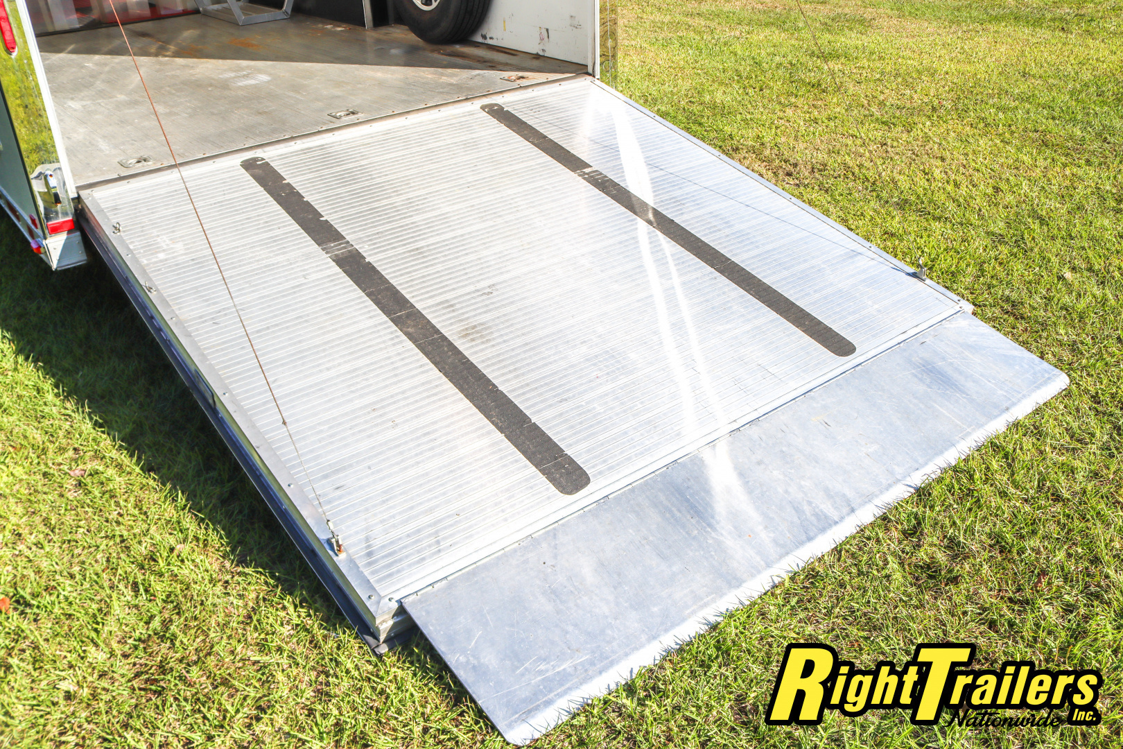 Used 2014 8.5X34 inTech GOOSENECK RACE TRAILER