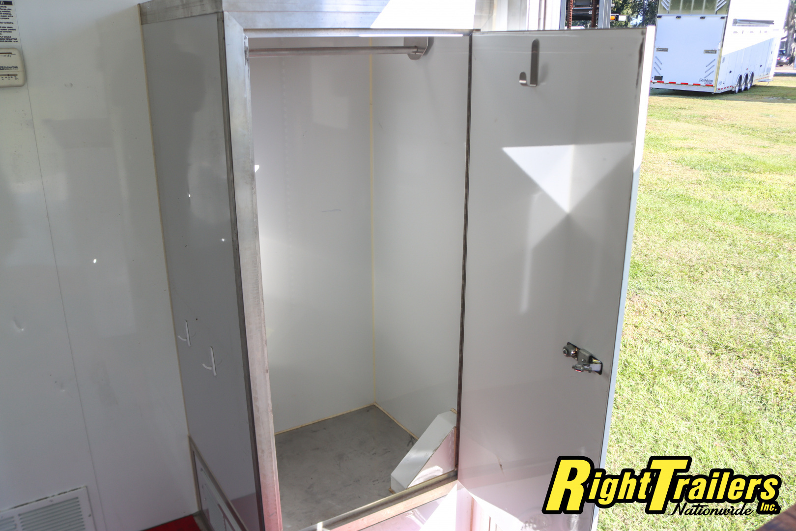 Used 2014 8.5X34 inTech GOOSENECK RACE TRAILER