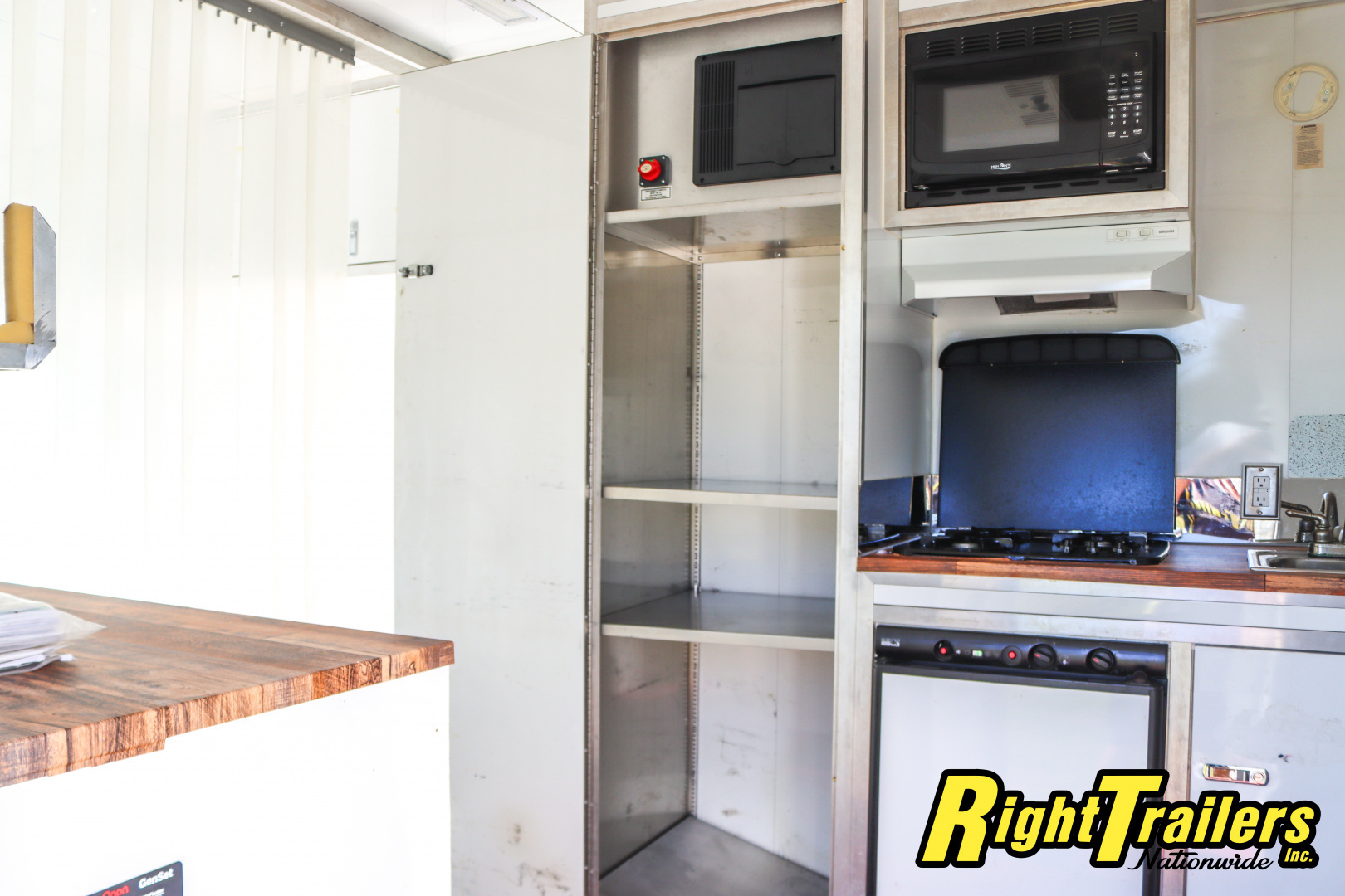 Used 2014 8.5X34 inTech GOOSENECK RACE TRAILER