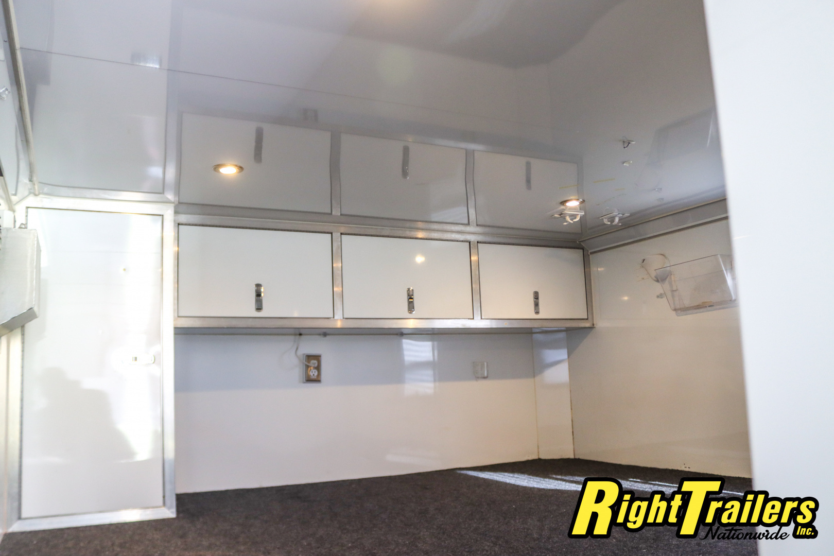 Used 2014 8.5X34 inTech GOOSENECK RACE TRAILER