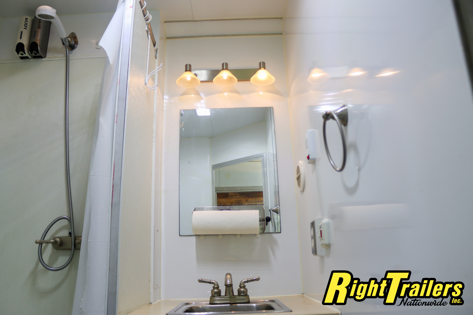 Used 2014 8.5X34 inTech GOOSENECK RACE TRAILER