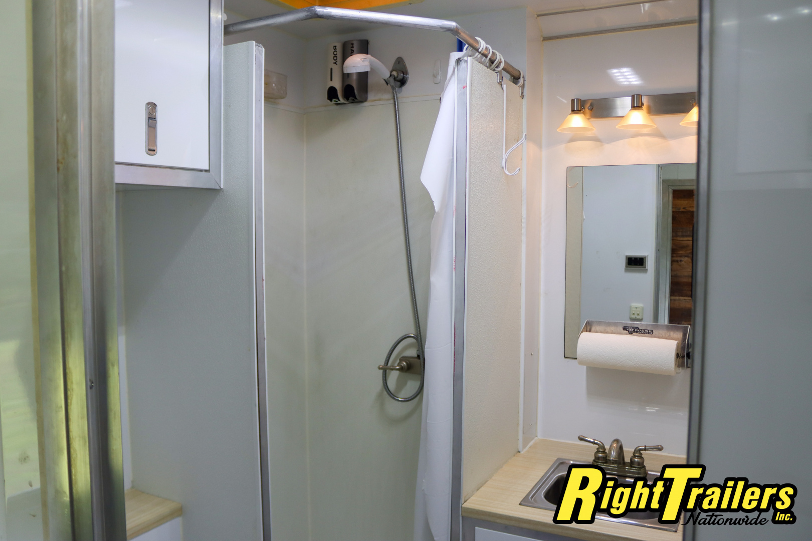 Used 2014 8.5X34 inTech GOOSENECK RACE TRAILER