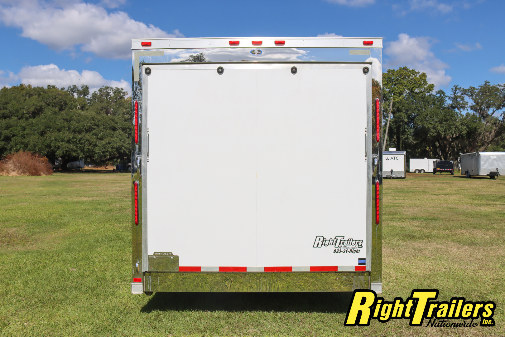 Used 2014 8.5X34 inTech GOOSENECK RACE TRAILER